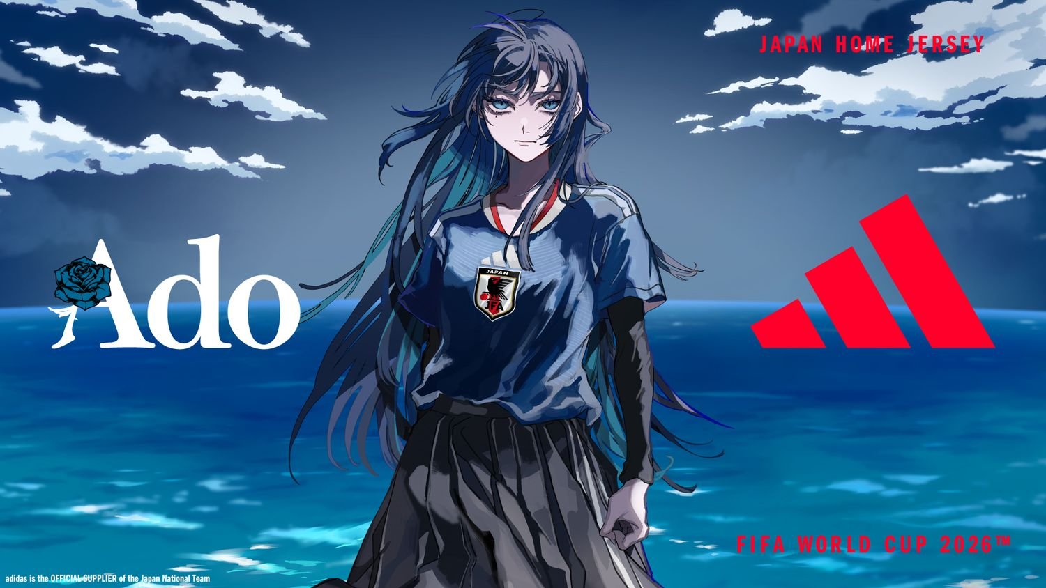 Ado adidasとのコラボレーション 「アディダス サッカー日本代表 2026